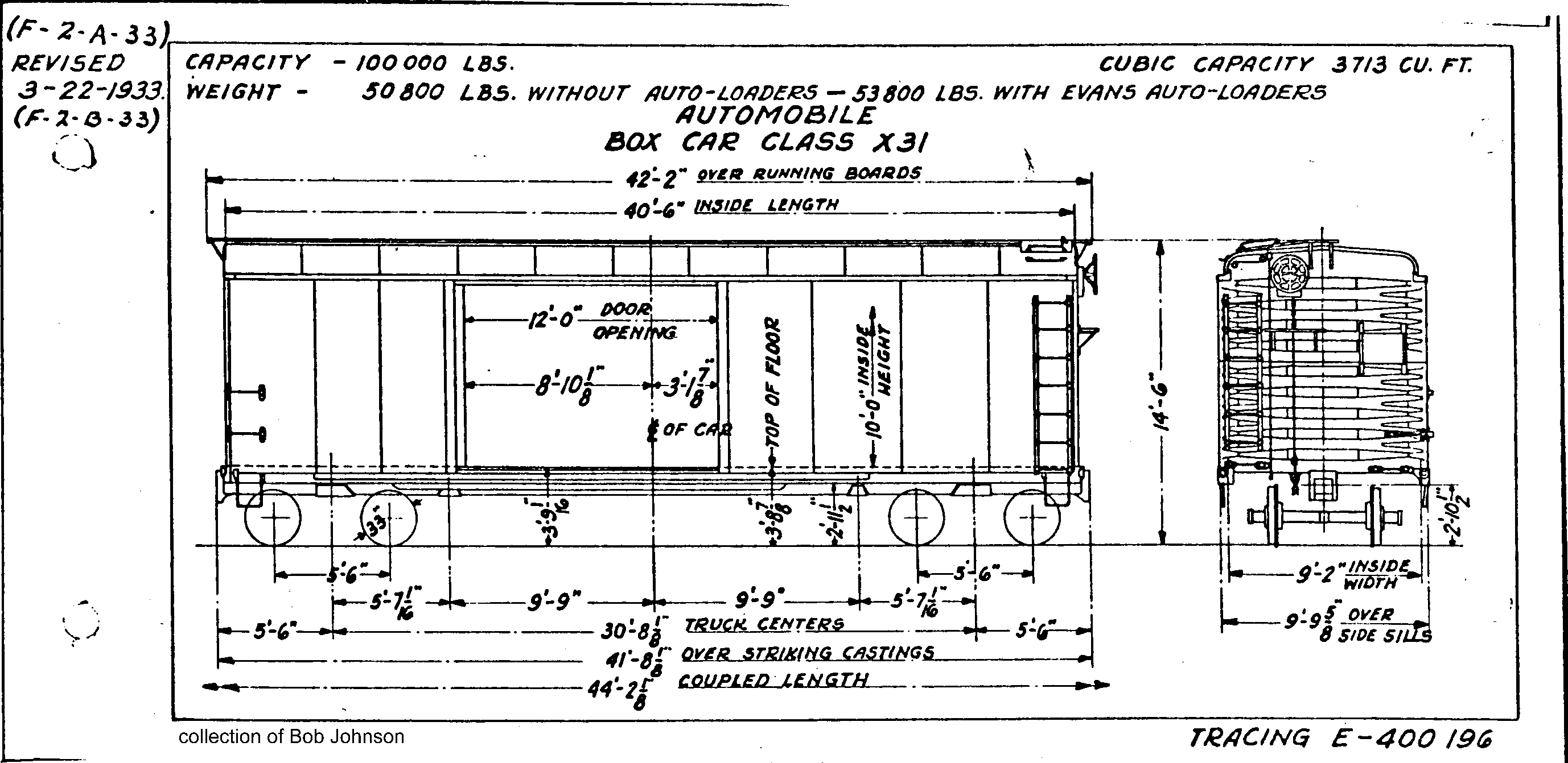X31-Automobile Box Car
