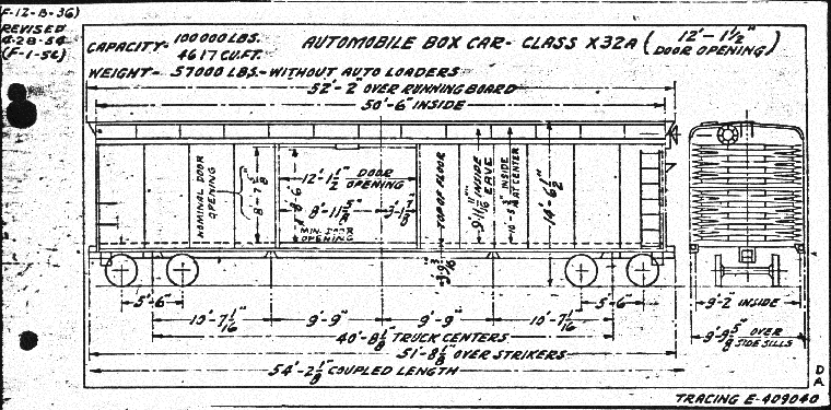X32a-Automobile Box Car