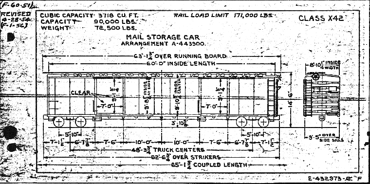 X42-Mail Storage Car