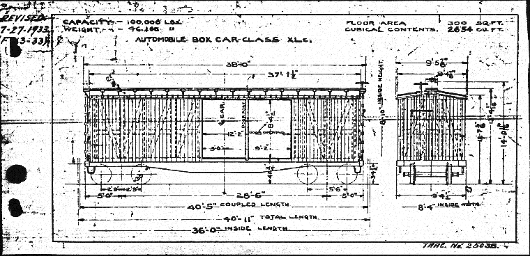XLc-Automobile Box Car