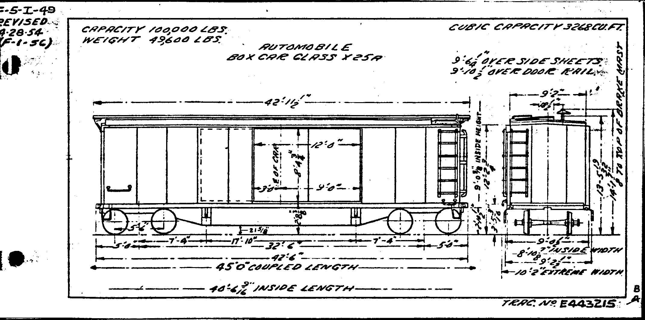 X25a-Automobile Box Car