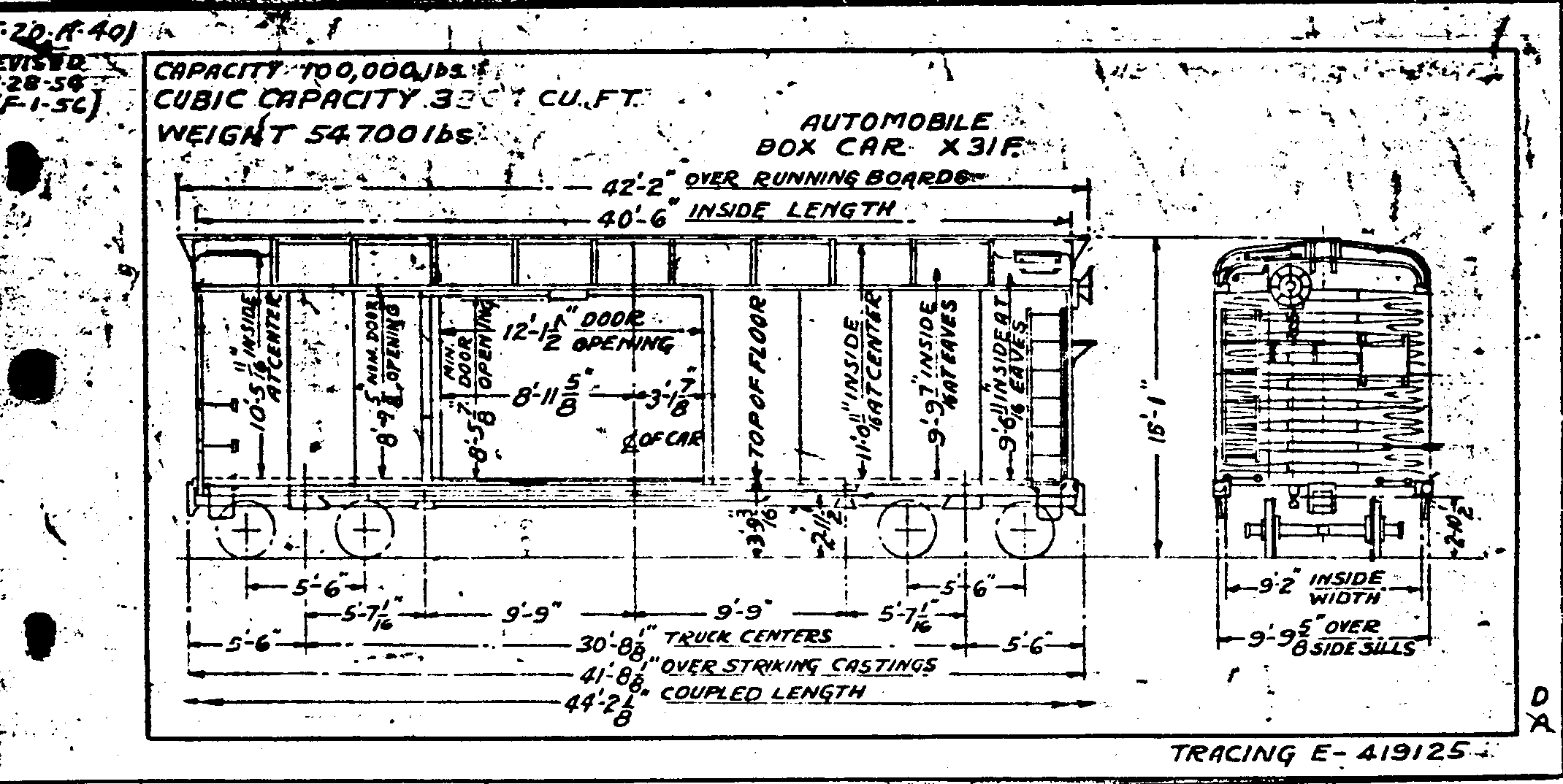 X31f-Automobile Box Car