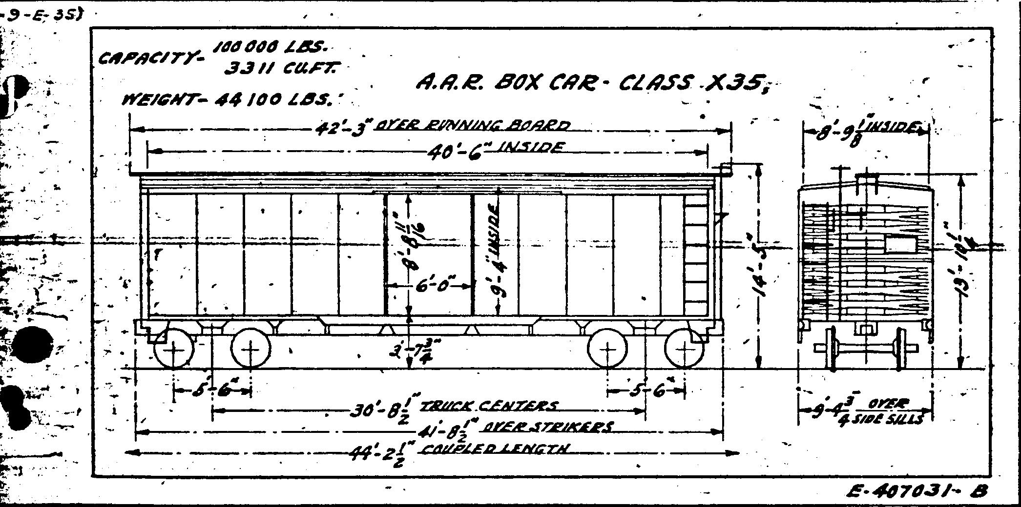 X35-AAR Box Car