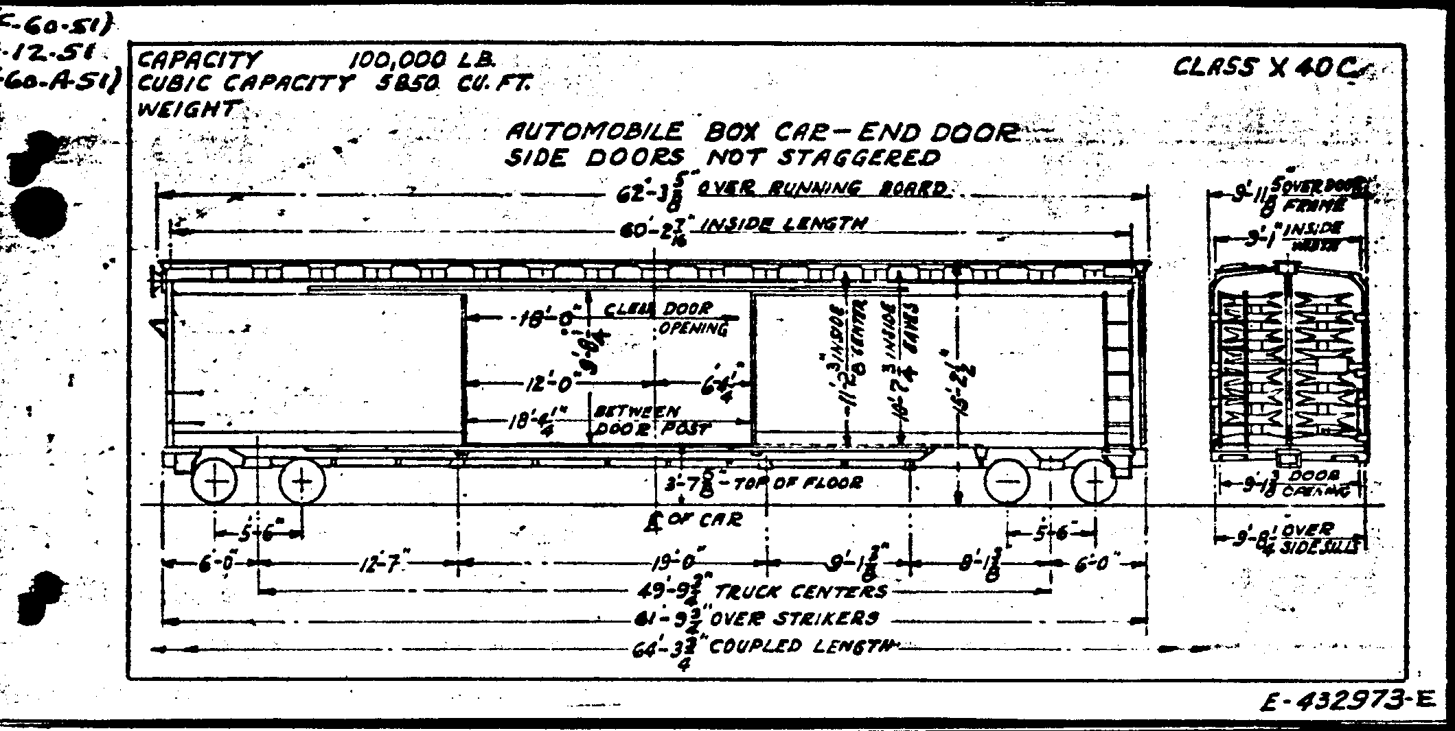 X40c-Automobile Box Car