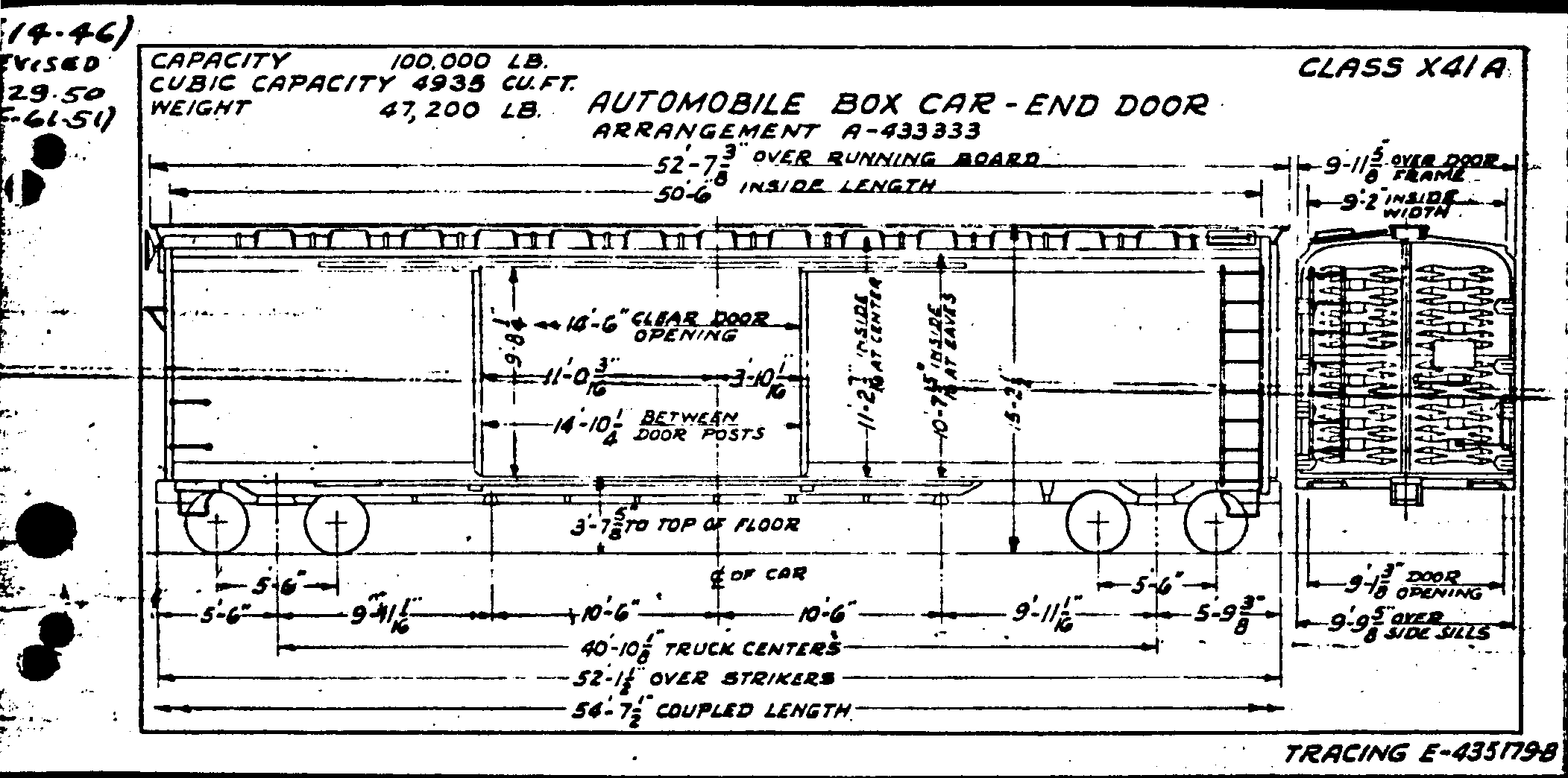 X41a-Automobile Box Car