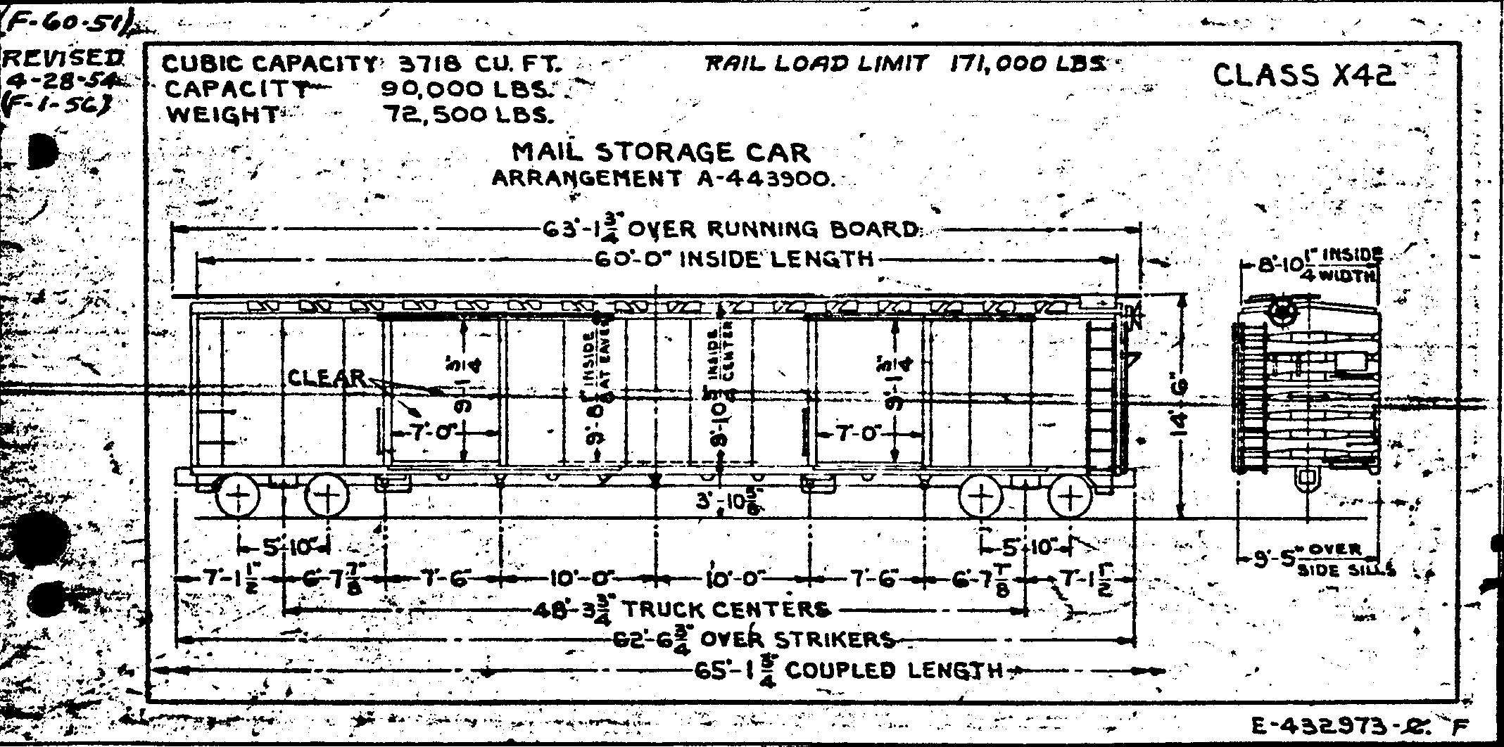 X42-Mail Storage Car