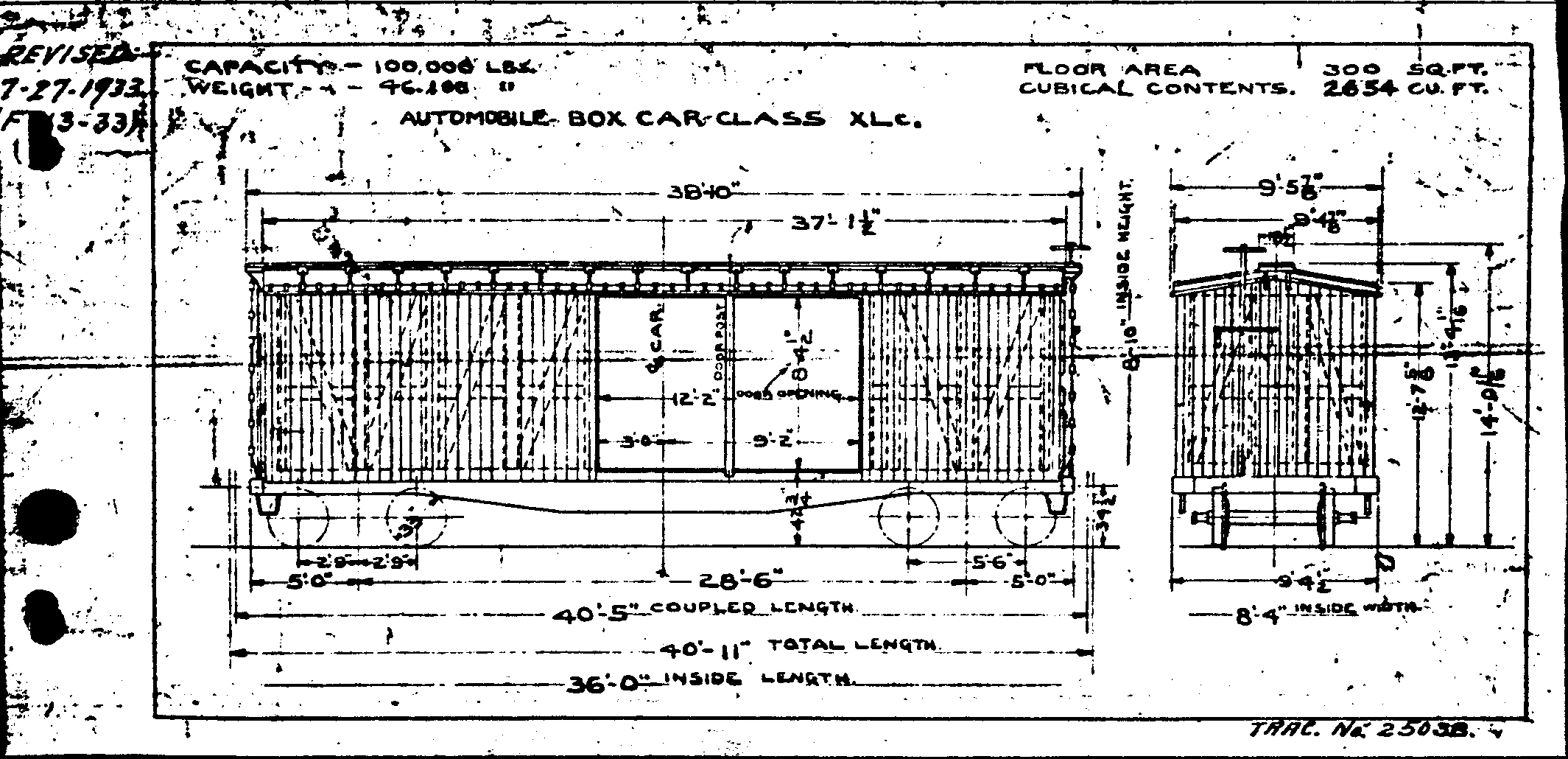 XLc-Automobile Box Car
