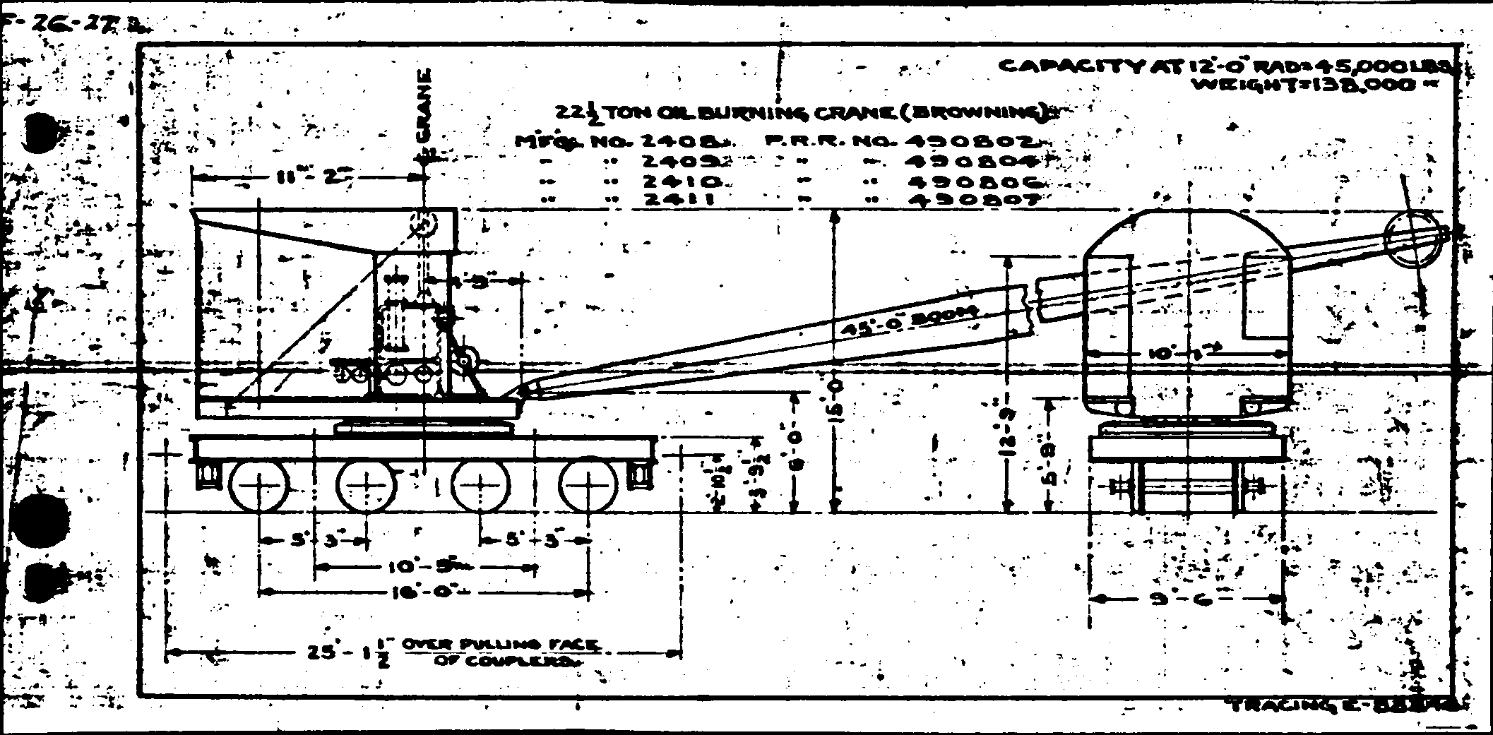 22.5 ton Browning-Crane