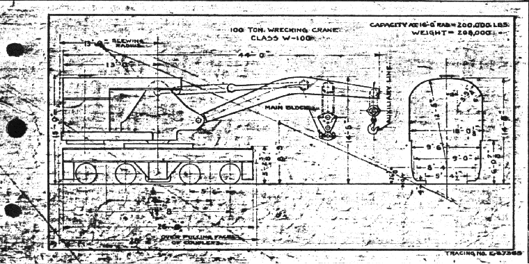 W100-100 Ton Wrecking Crane