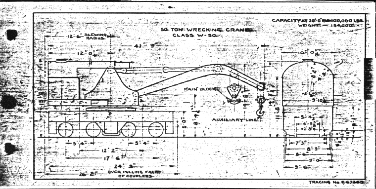 W50-50 Ton Wrecking Crane