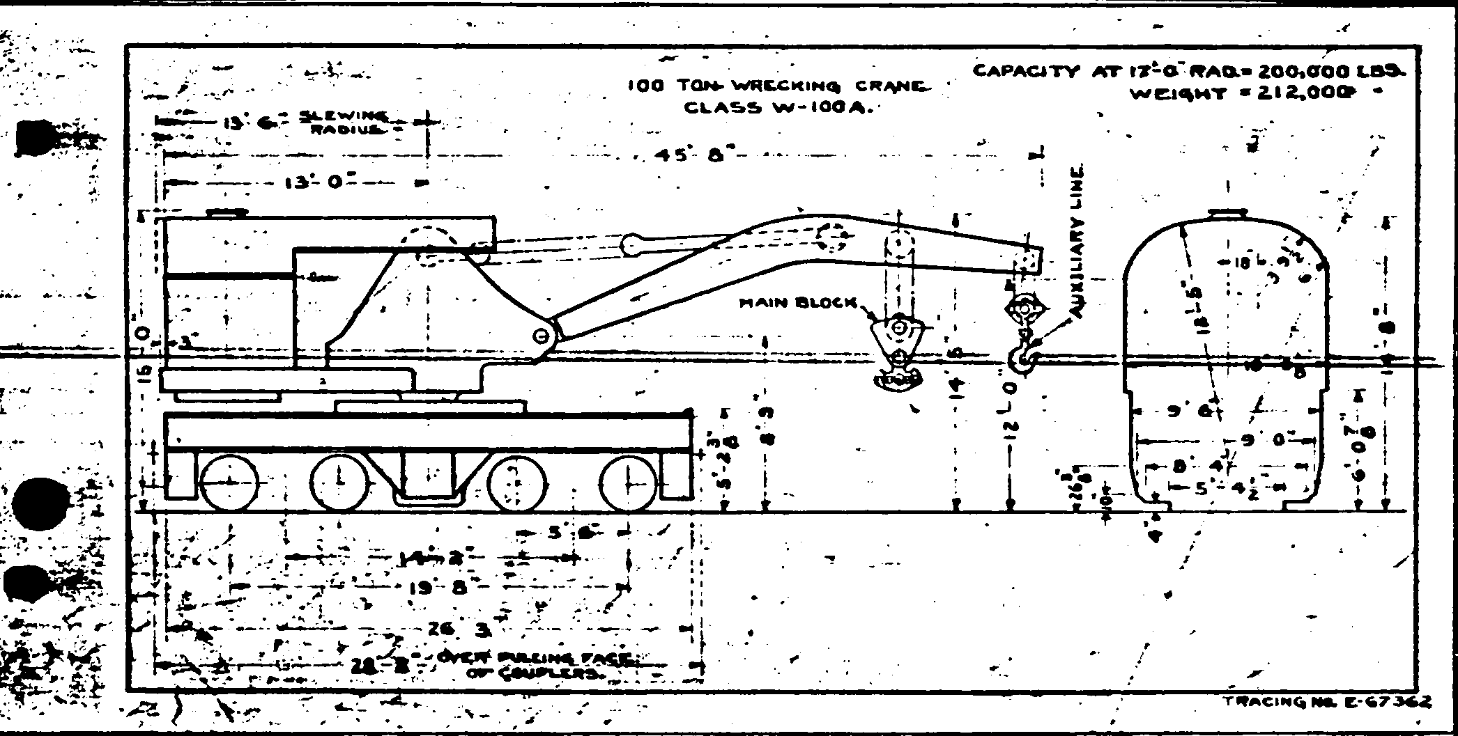 W100A-100 Ton Wrecking Crane