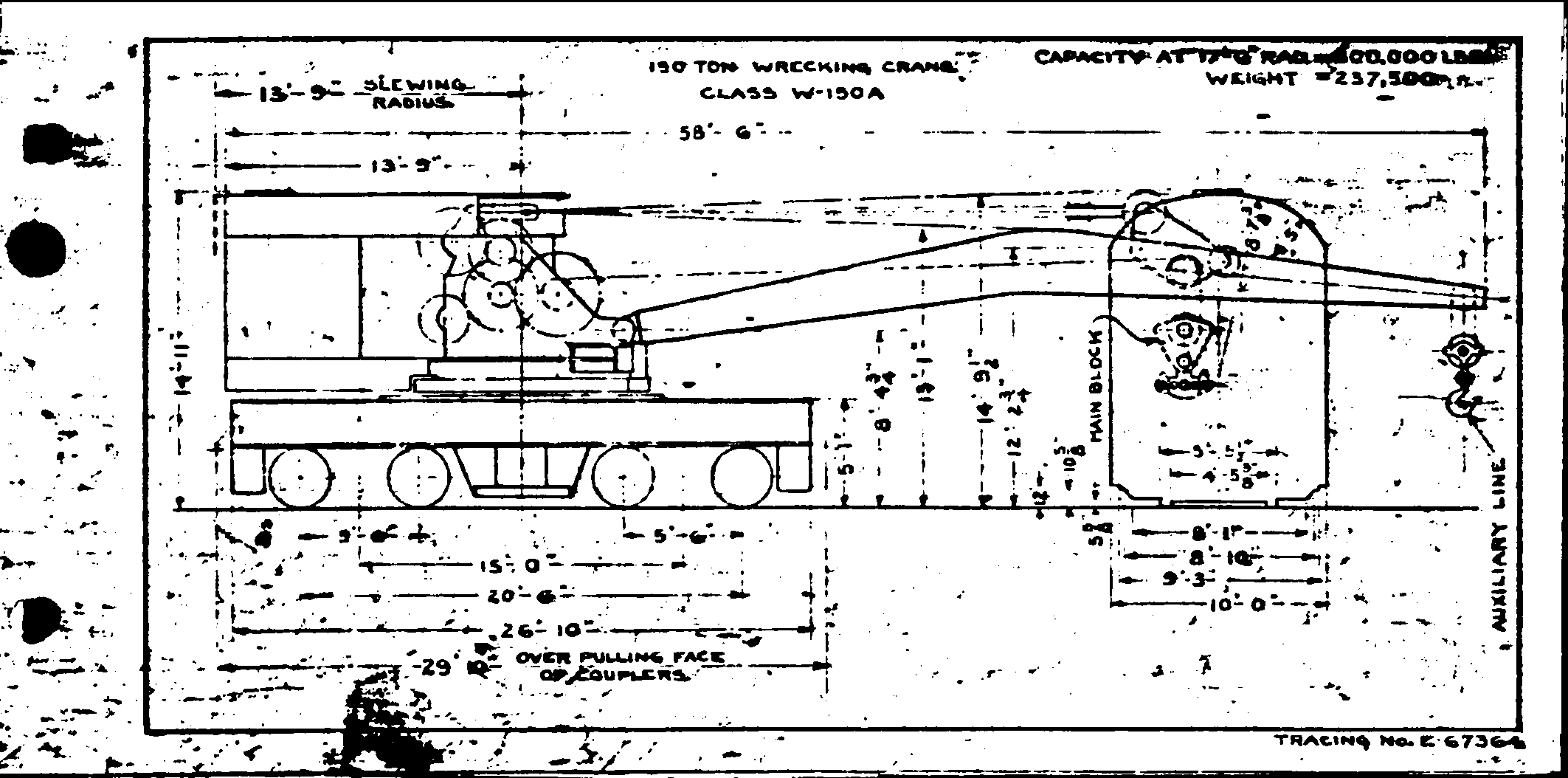 W150a-150 Ton Wrecking Crane