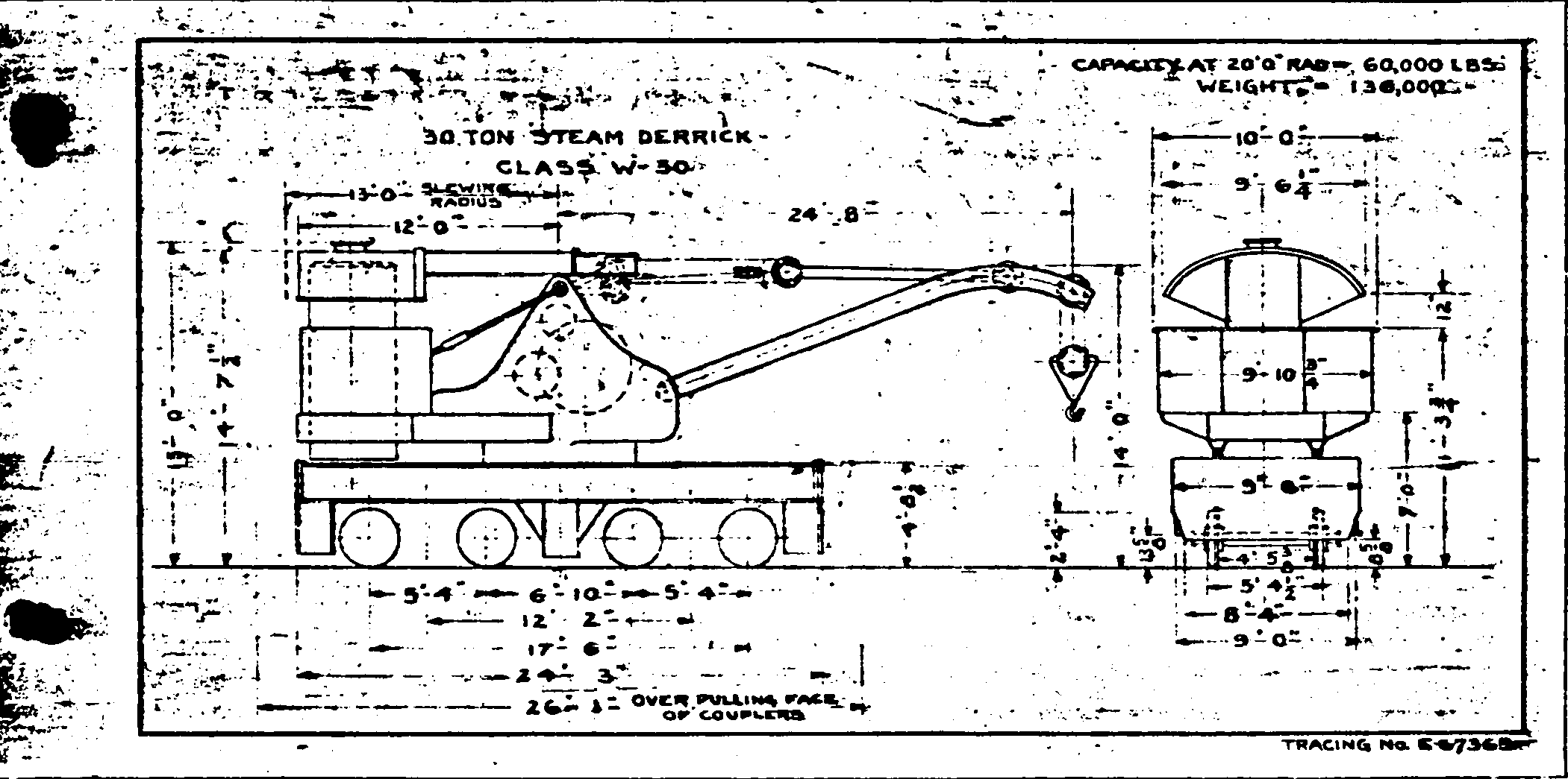 W30-30 Ton Steam Derrick