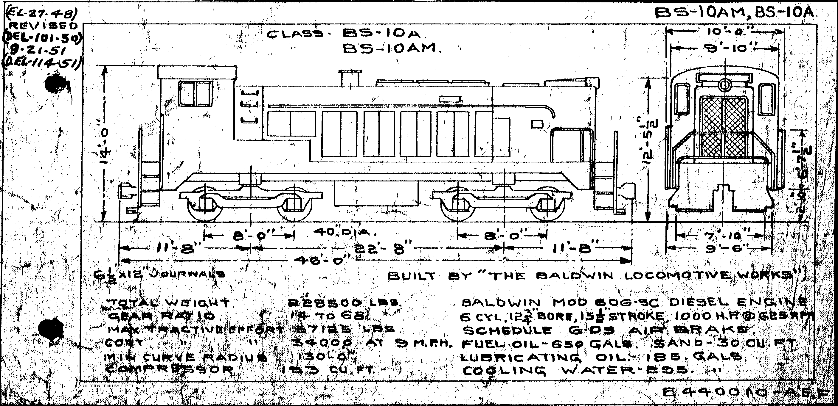 BS-10am, BS-10a-Baldwin DS 4-4-1000