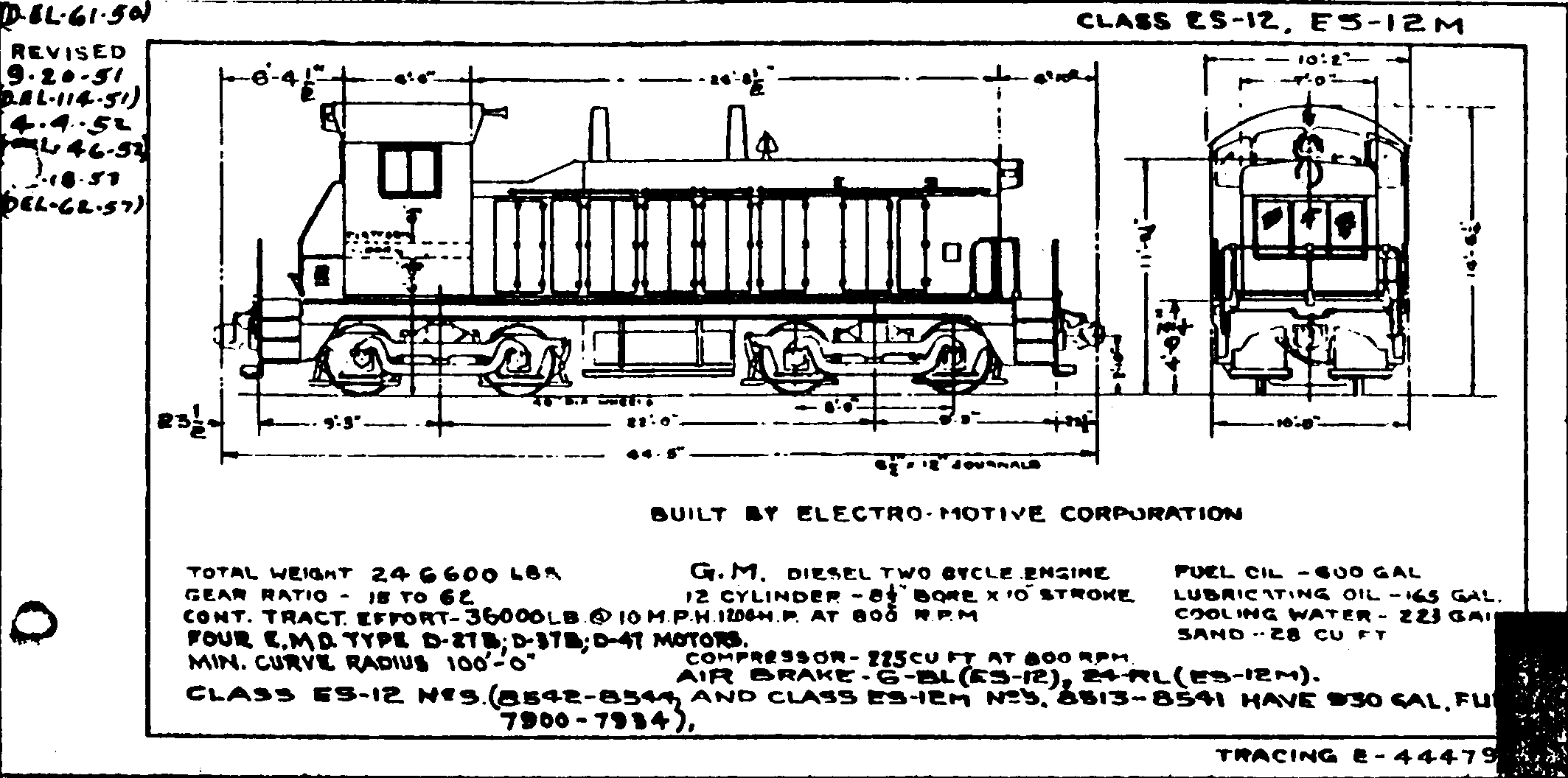 ES-12/ES-12m-EMD SW7/SW9/SW1200
