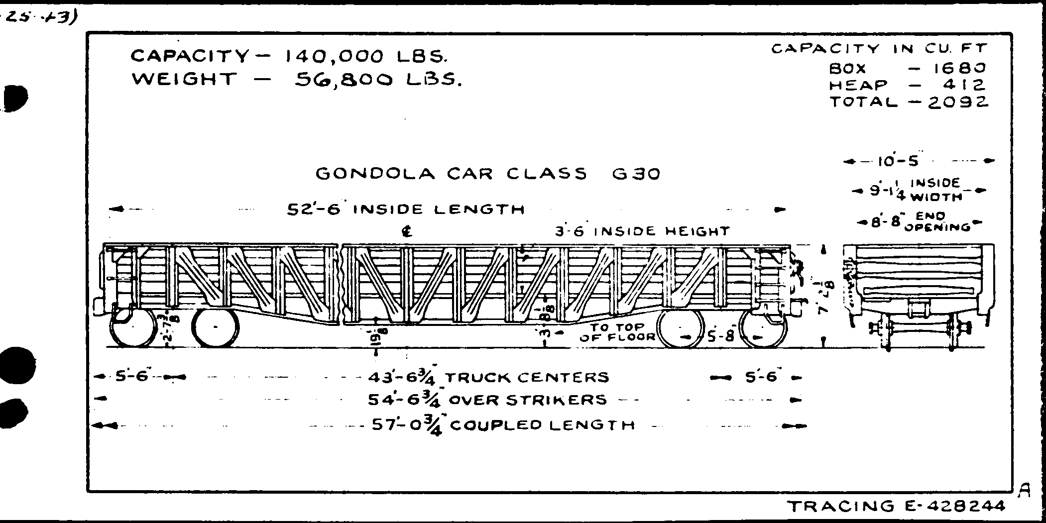 G30-Gondola Car