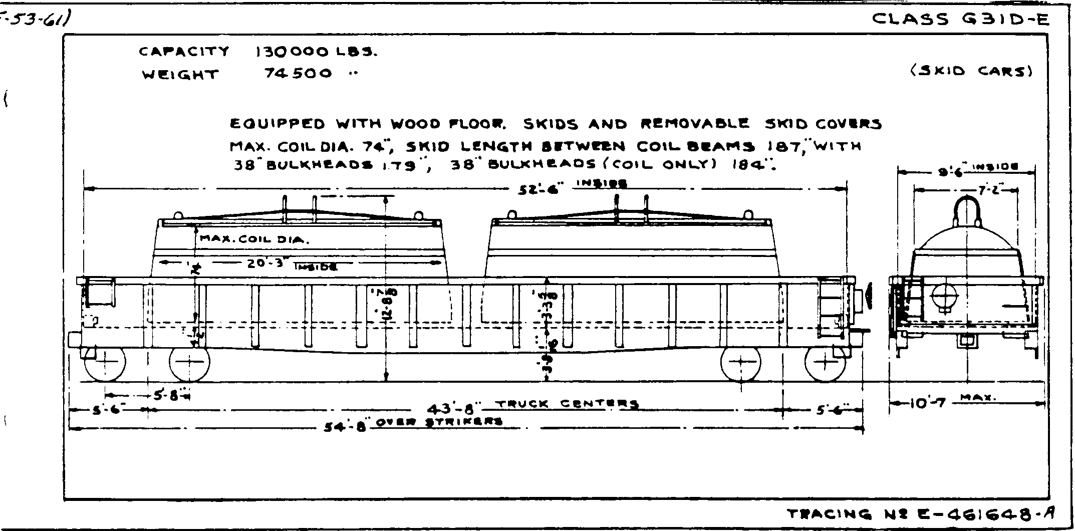 G31d,G31e-skid cars-Gondola Car