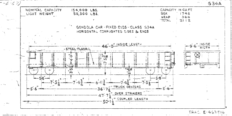 G34a-Gondola Car