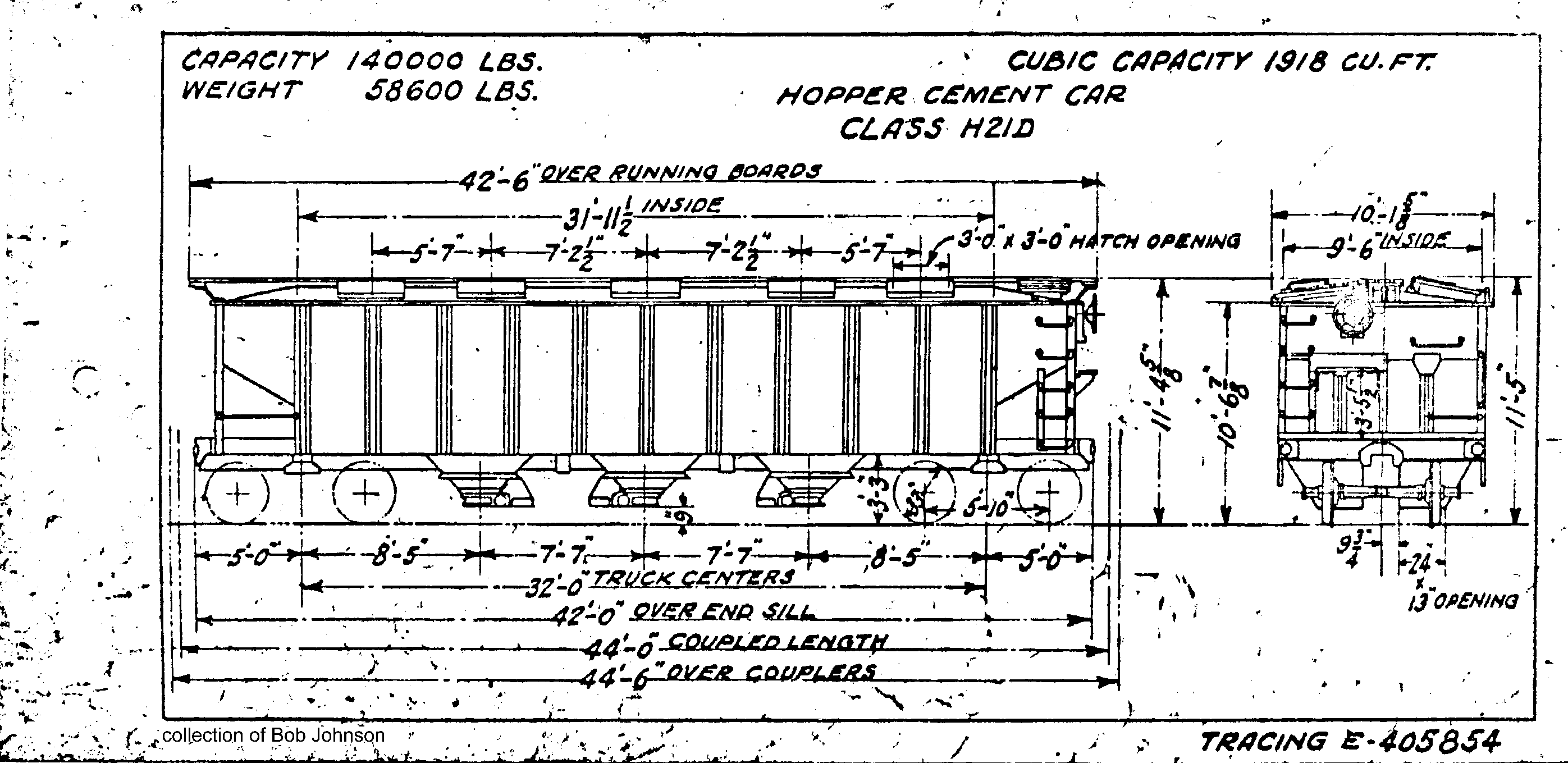 H21d-Hopper Cement Car