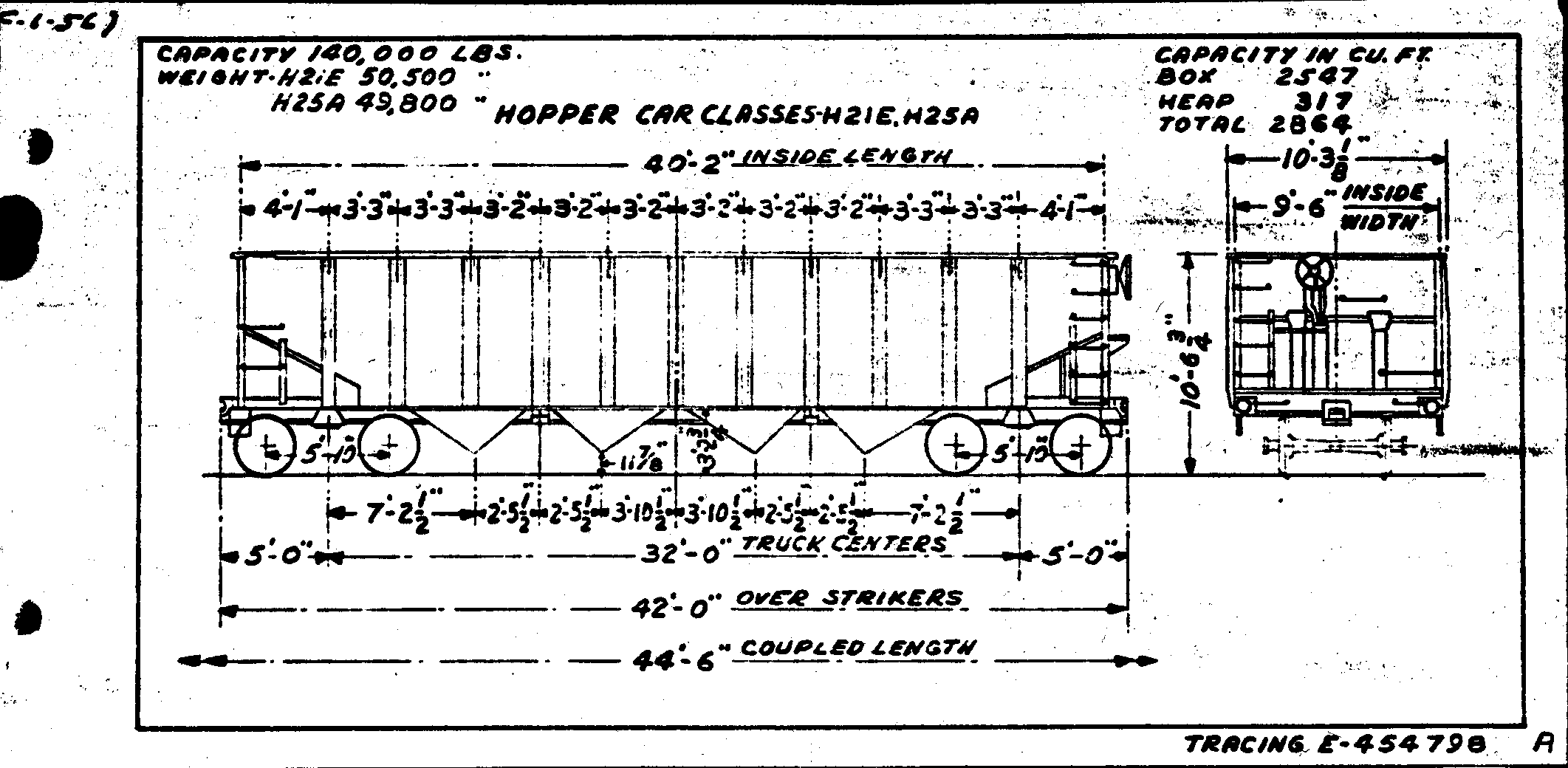 H21e,H25a-Hopper Car