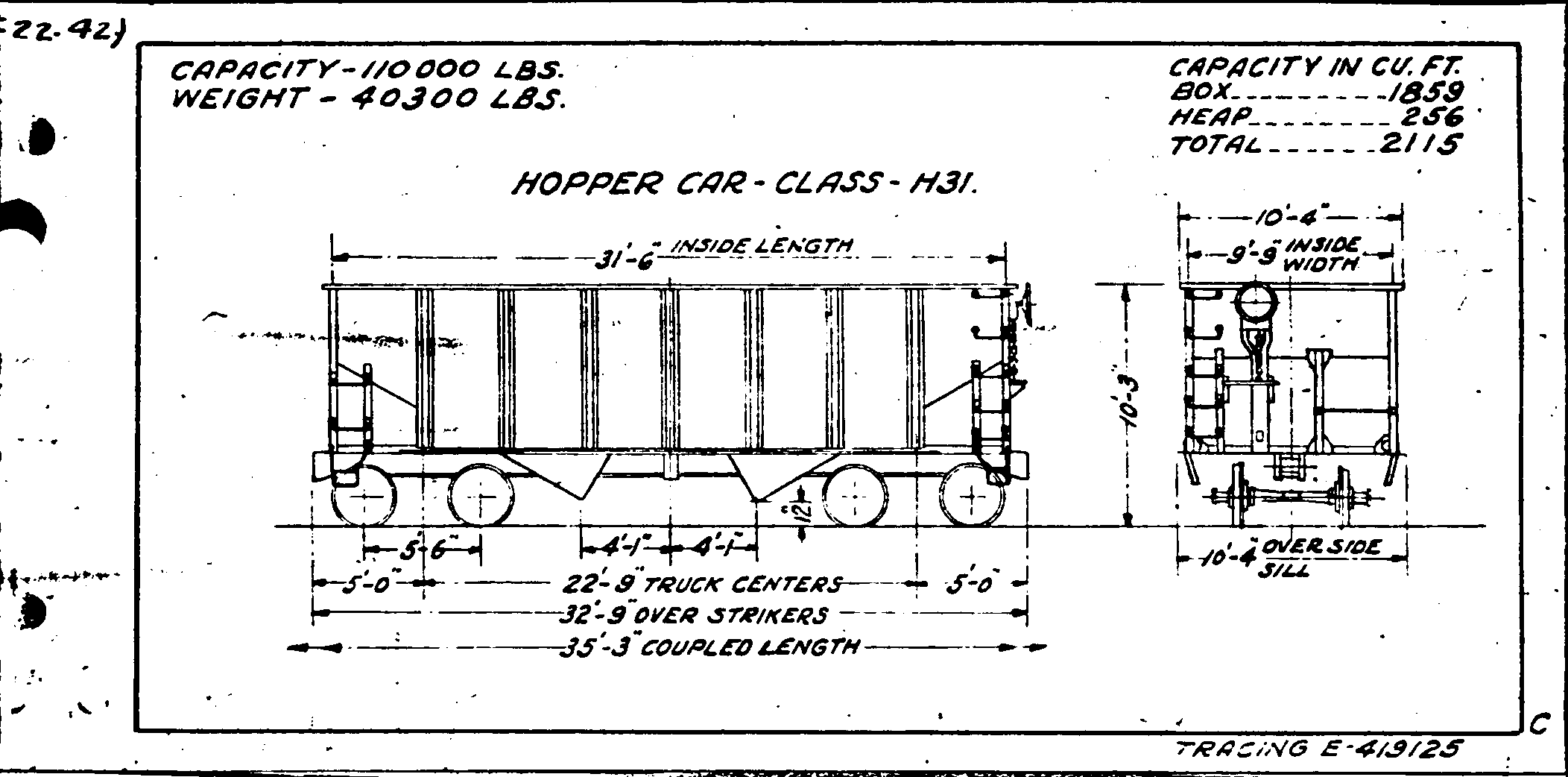 H31-Hopper Car
