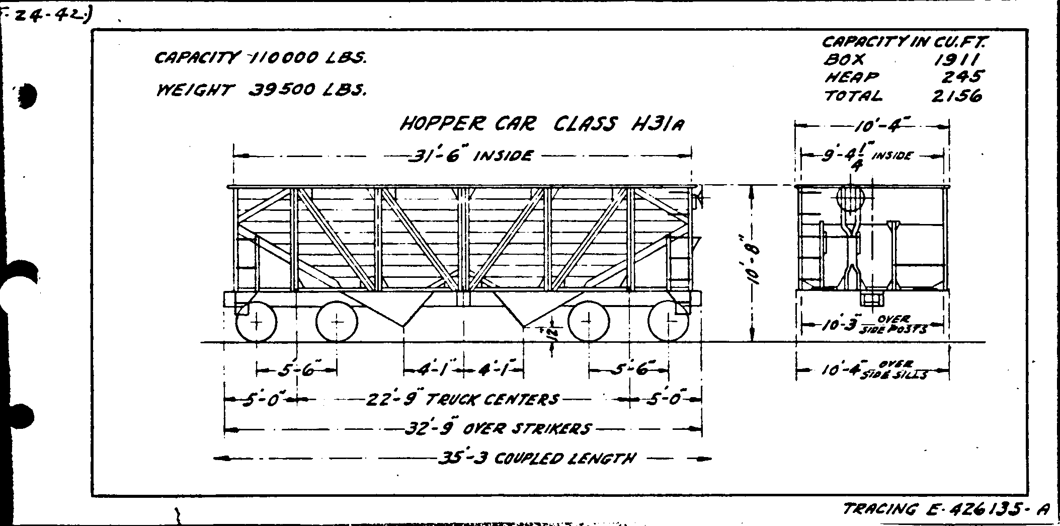 H31a-Hopper Car