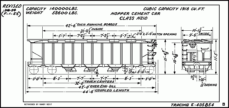 H21d-Hopper Cement Car