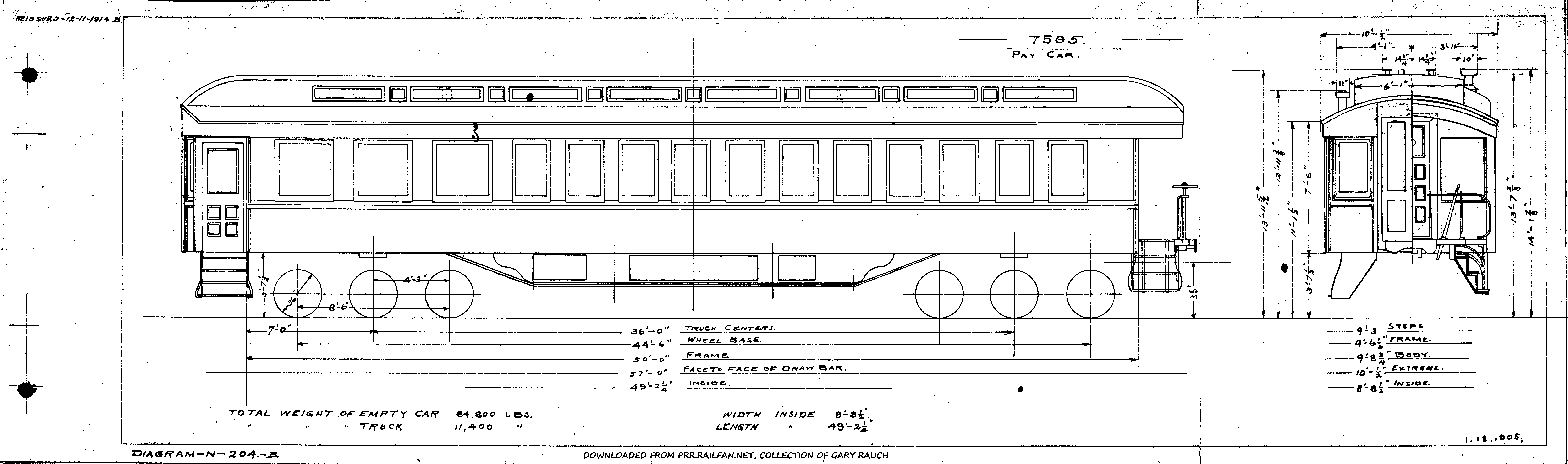 Pay Car #7595-Pay Car