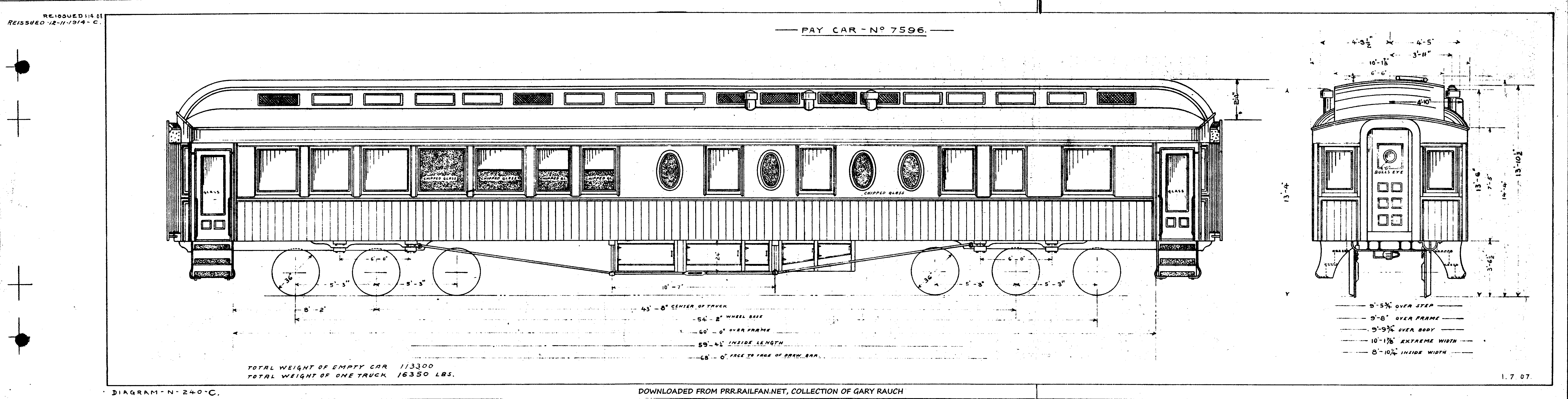Pay Car #7596-Pay Car
