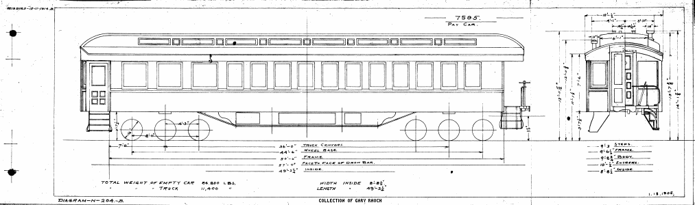 Pay Car #7595-Pay Car