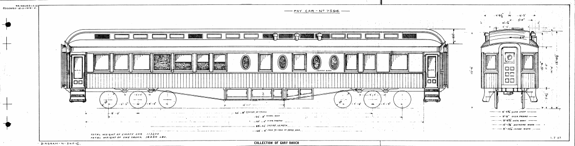 Pay Car #7596-Pay Car