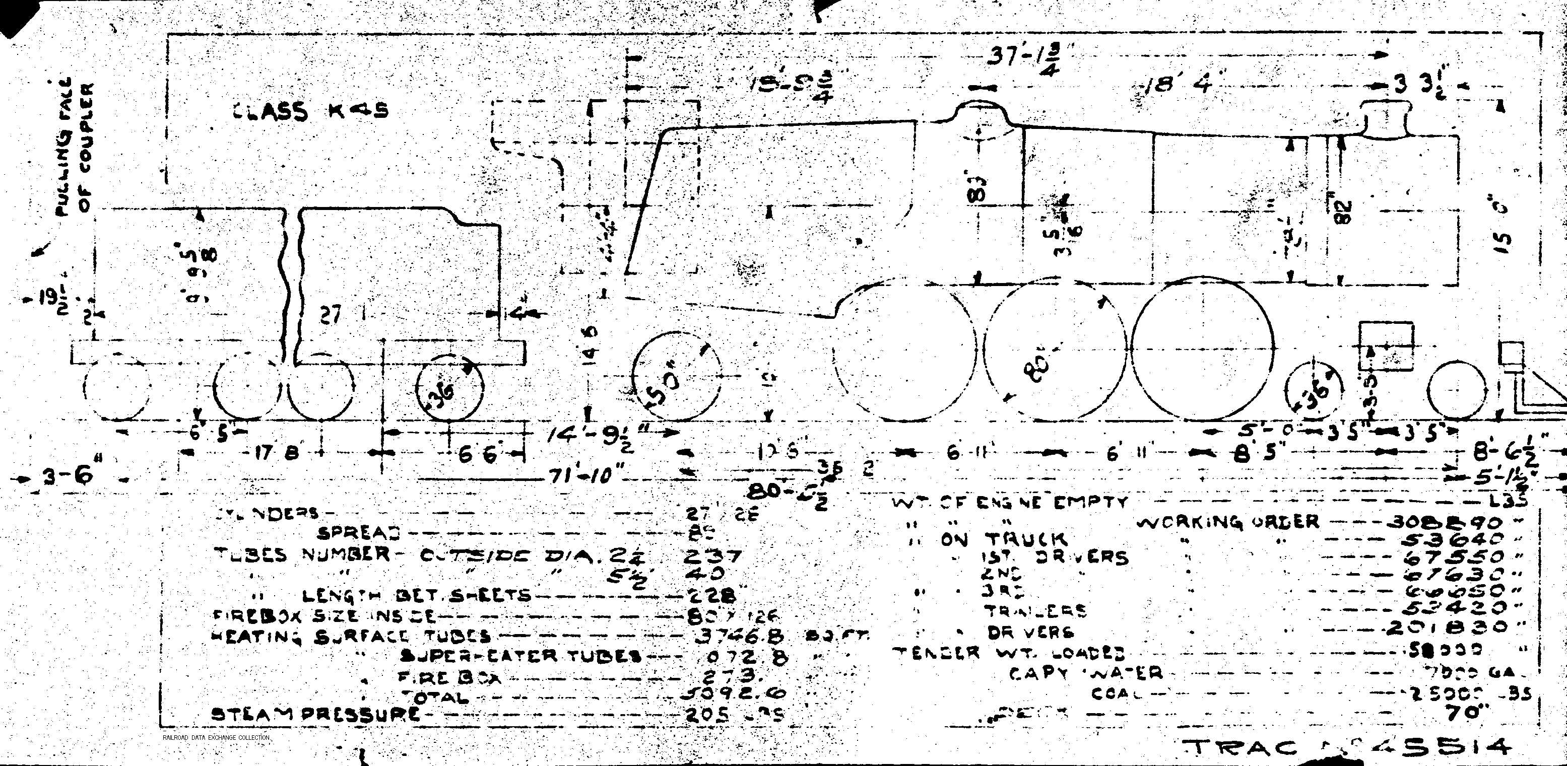 K4s-4-6-2 Steam Loco
