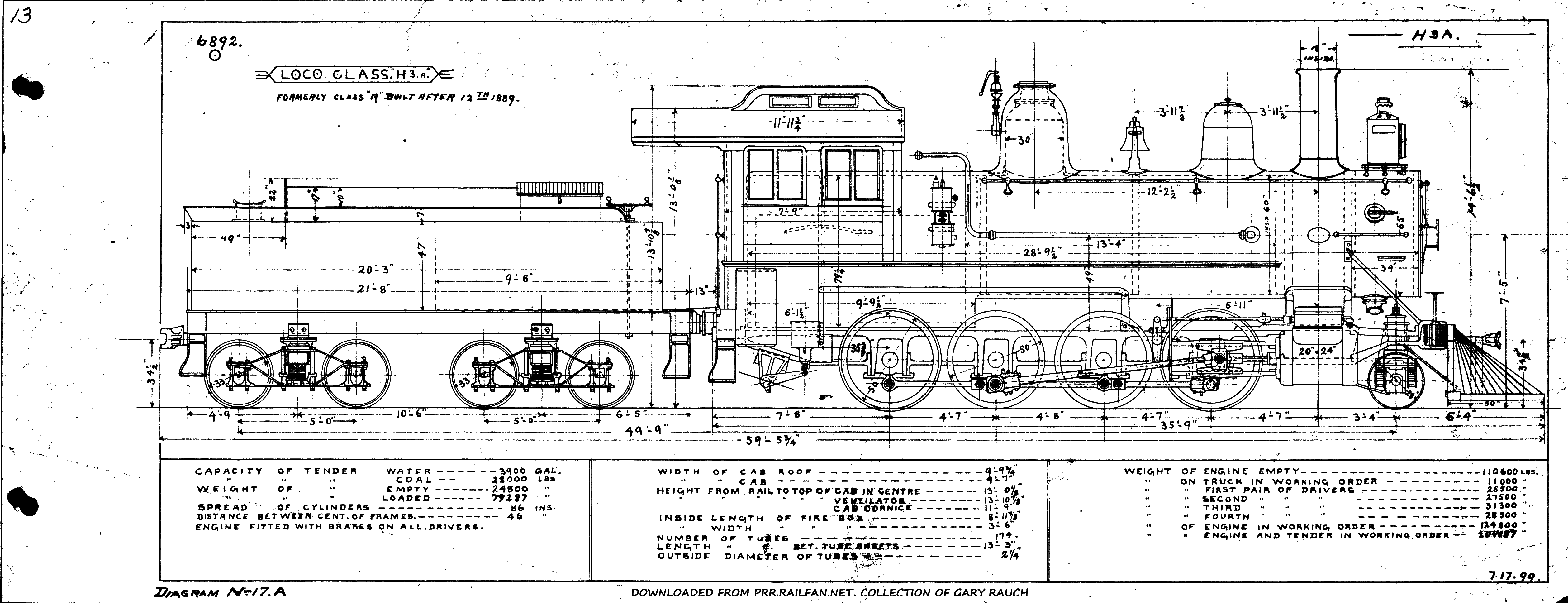 H3a-2-8-0 Steam Loco