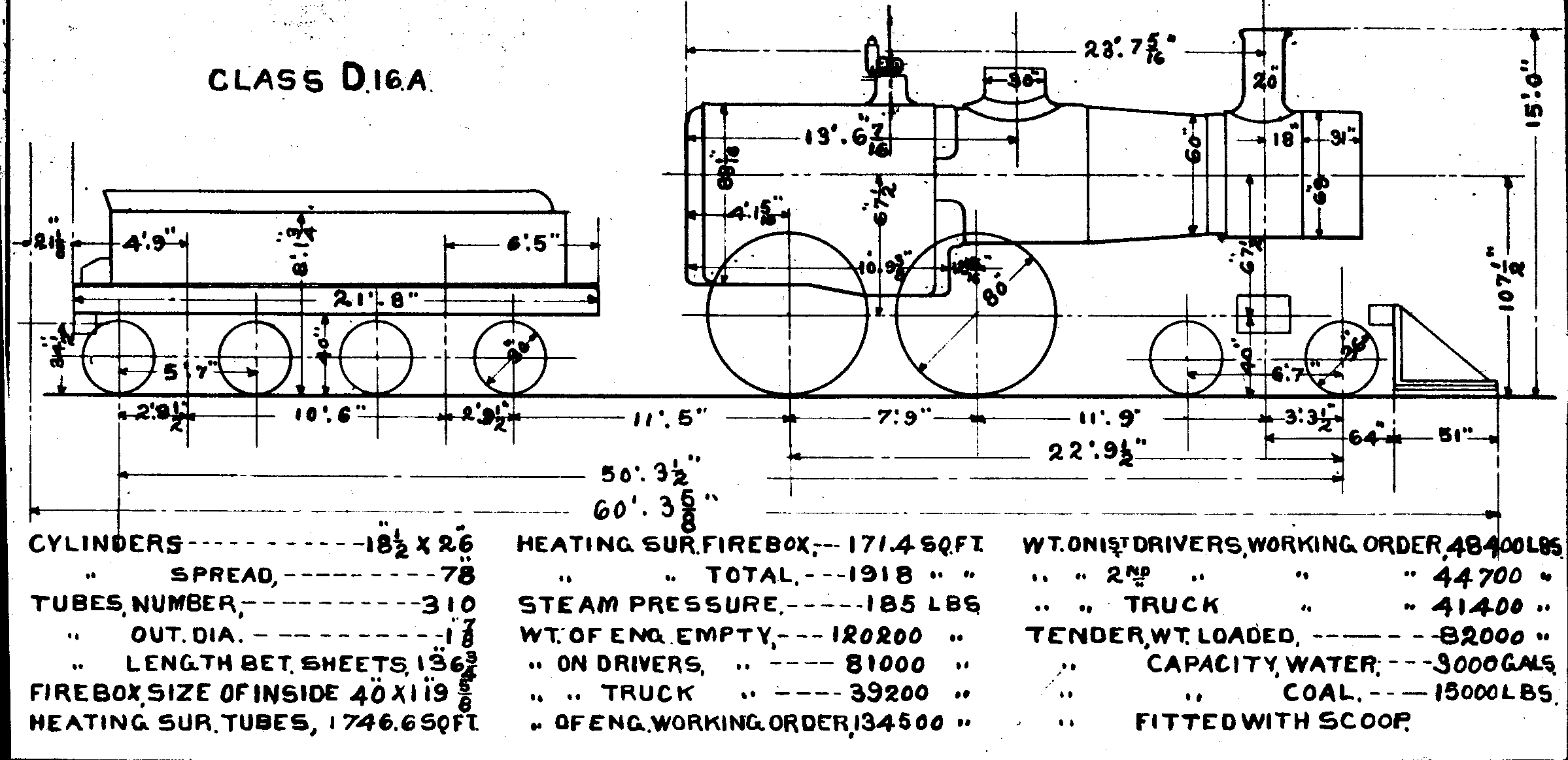 D16a-4-4-0 Steam Loco