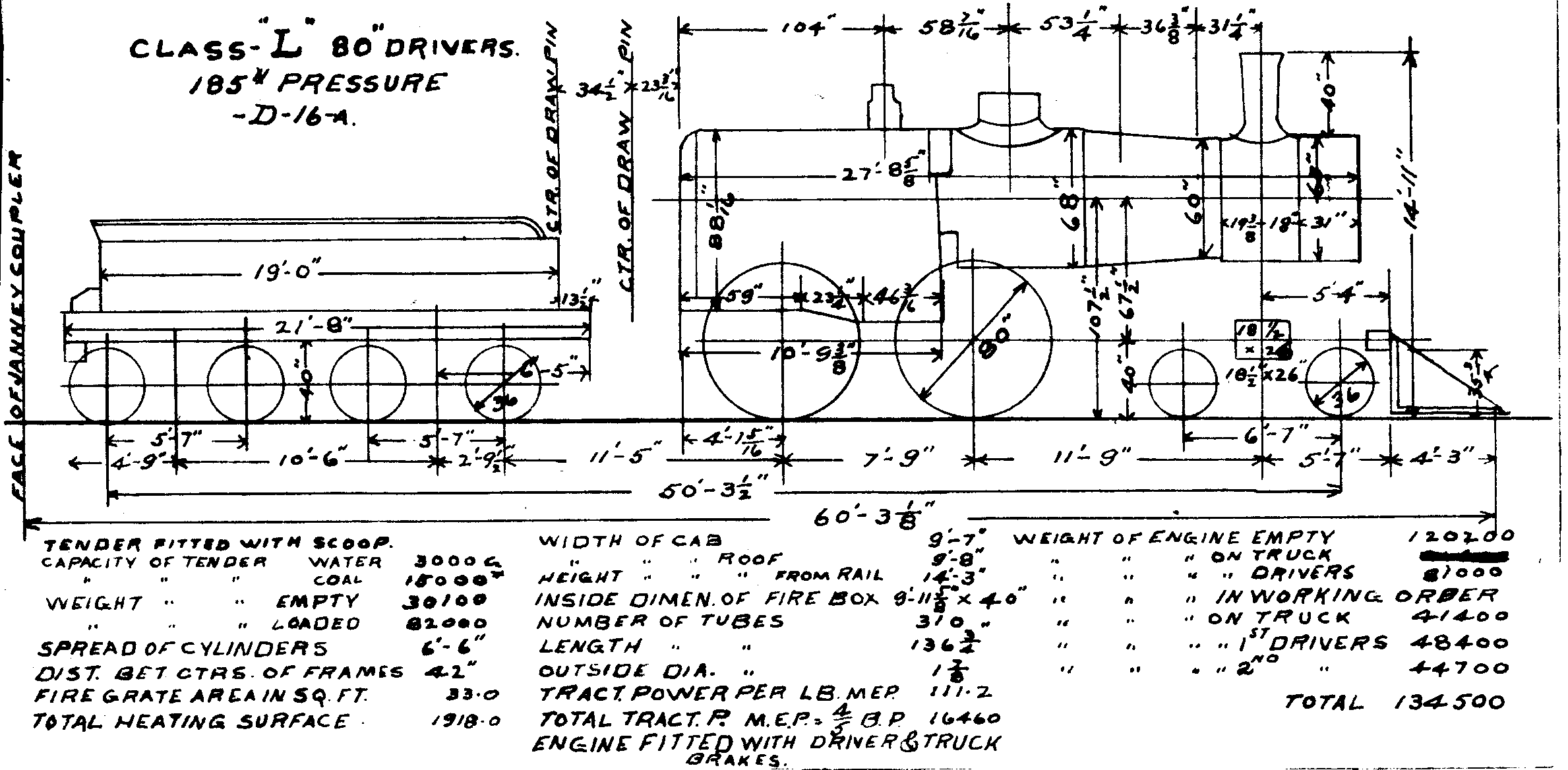 D16a-4-4-0 Steam Loco