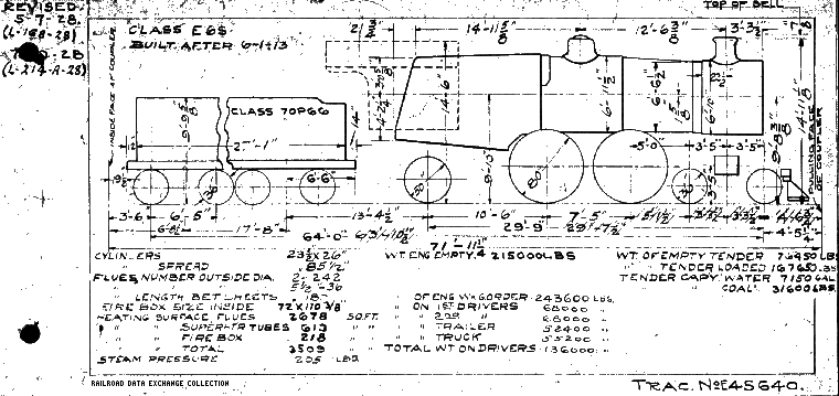 E6s, after 6-1-13-4-4-2 Steam Loco