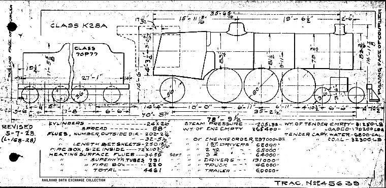 K2sa-4-6-2 Steam Loco