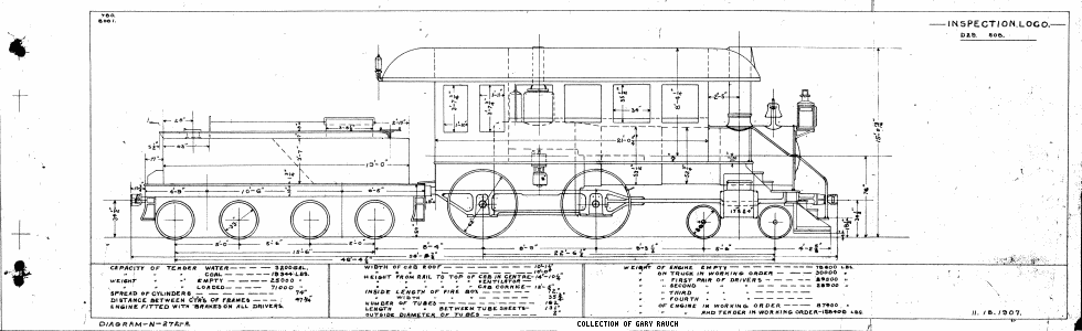 D29-4-4-0 Steam Inspection Loco