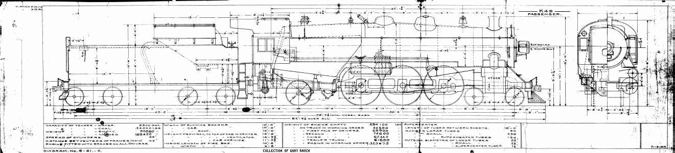 K4s-4-6-2 Steam Loco