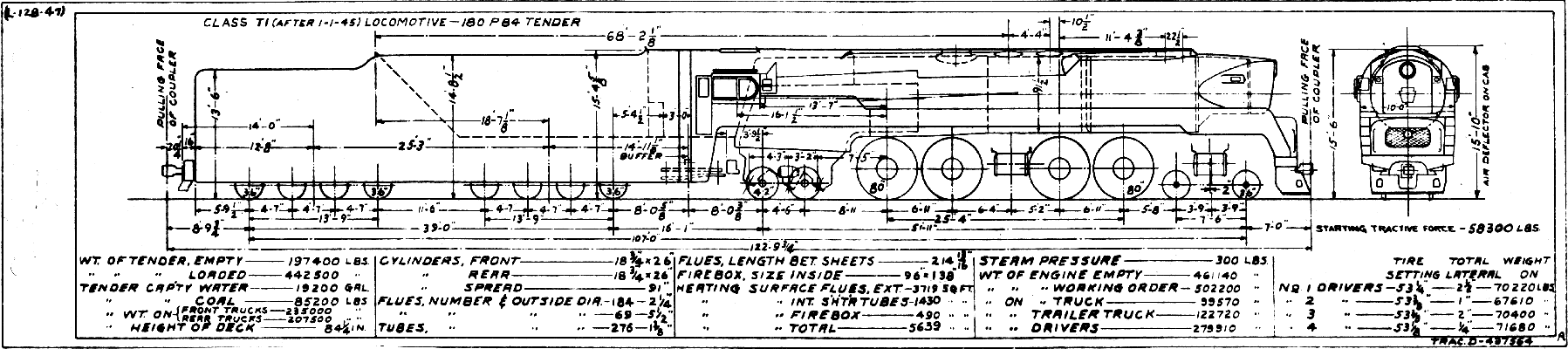 T1-4-4-4-4 Steam Loco