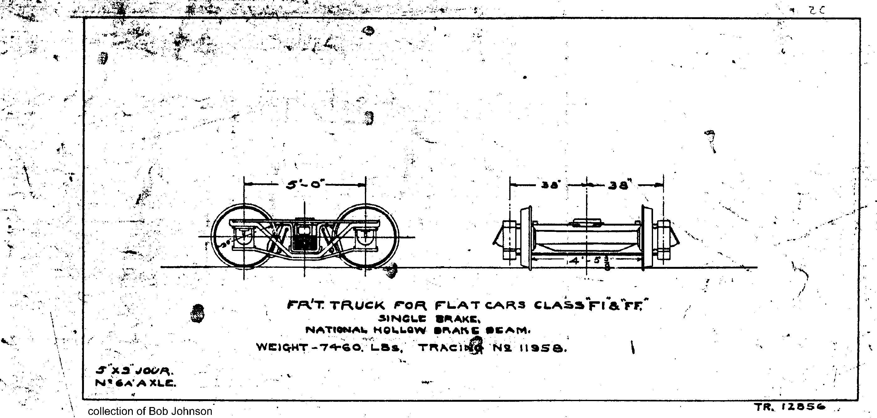 2C?F?_(a)-Frt. Truck for Flat Cars Class ~FI~ & ~FF~