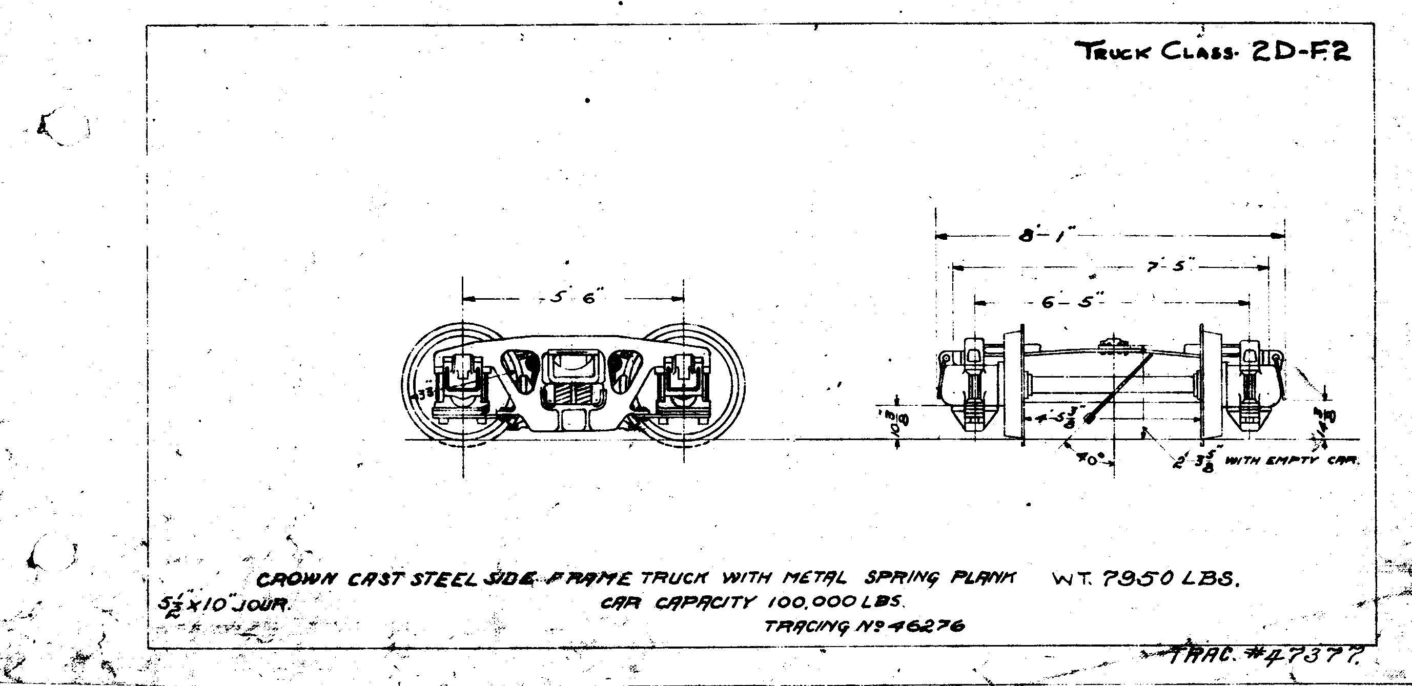 2D-F2-Crown cast freight truck