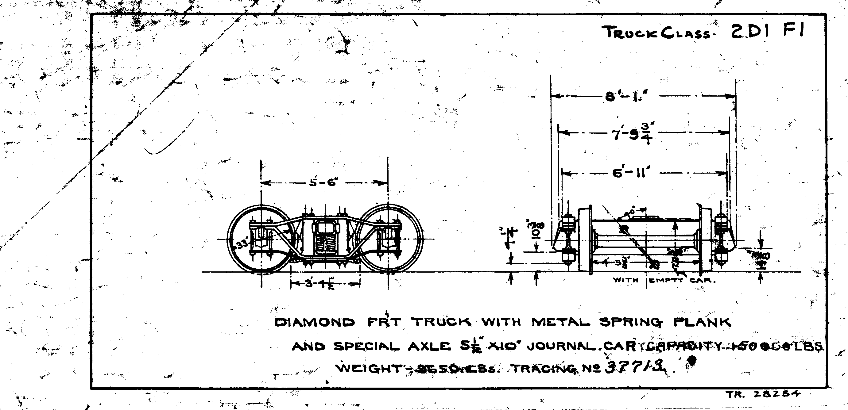 2D1F1-Diamond freight truck