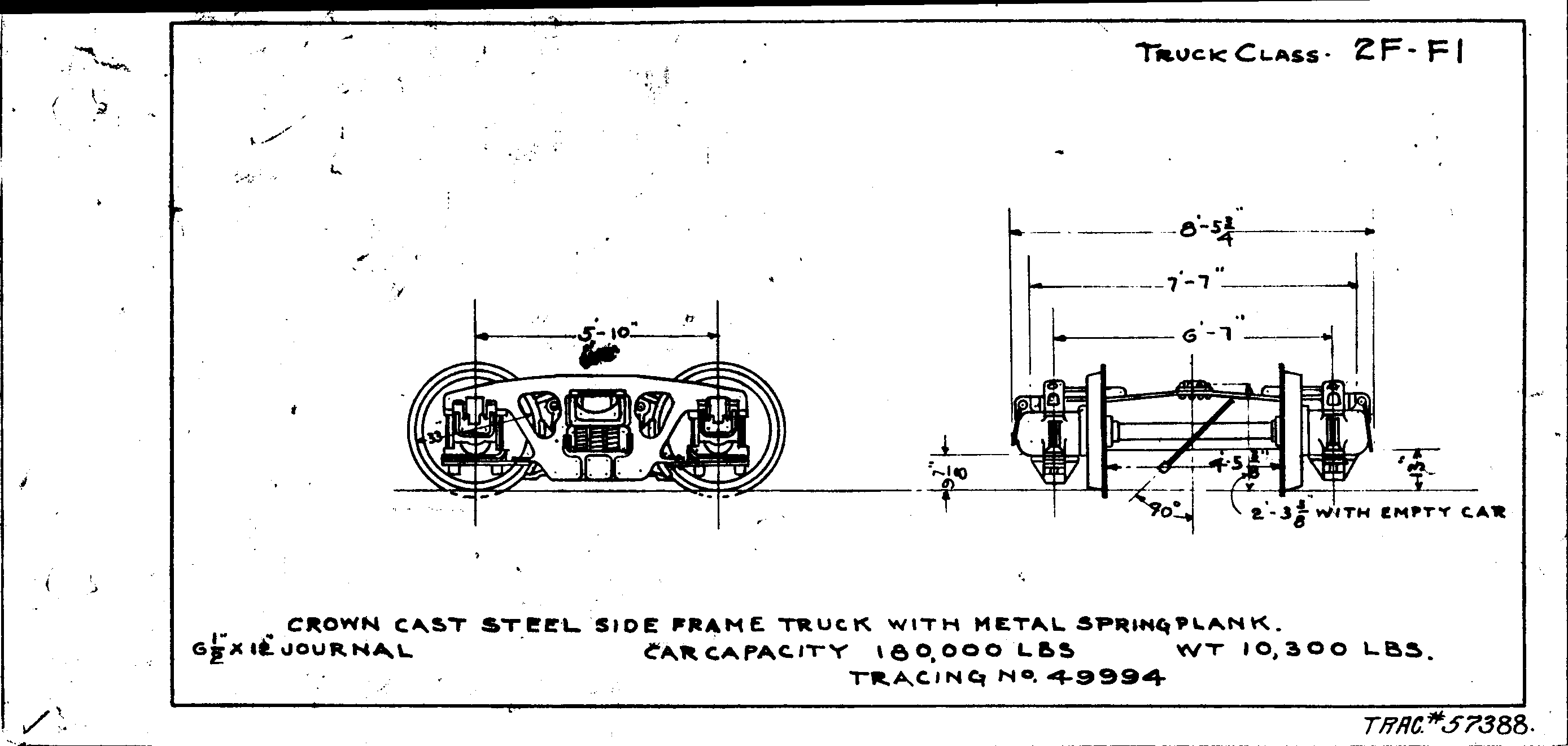 2F-F1-Crown cast freight truck