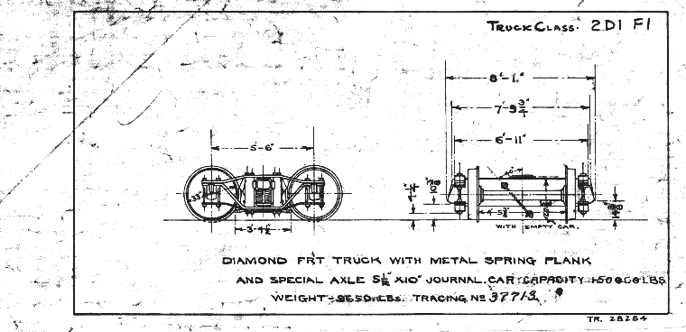 2D1F1-Diamond freight truck