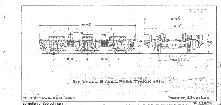 3D5P2-Six Wheel Steel Pass Truck
