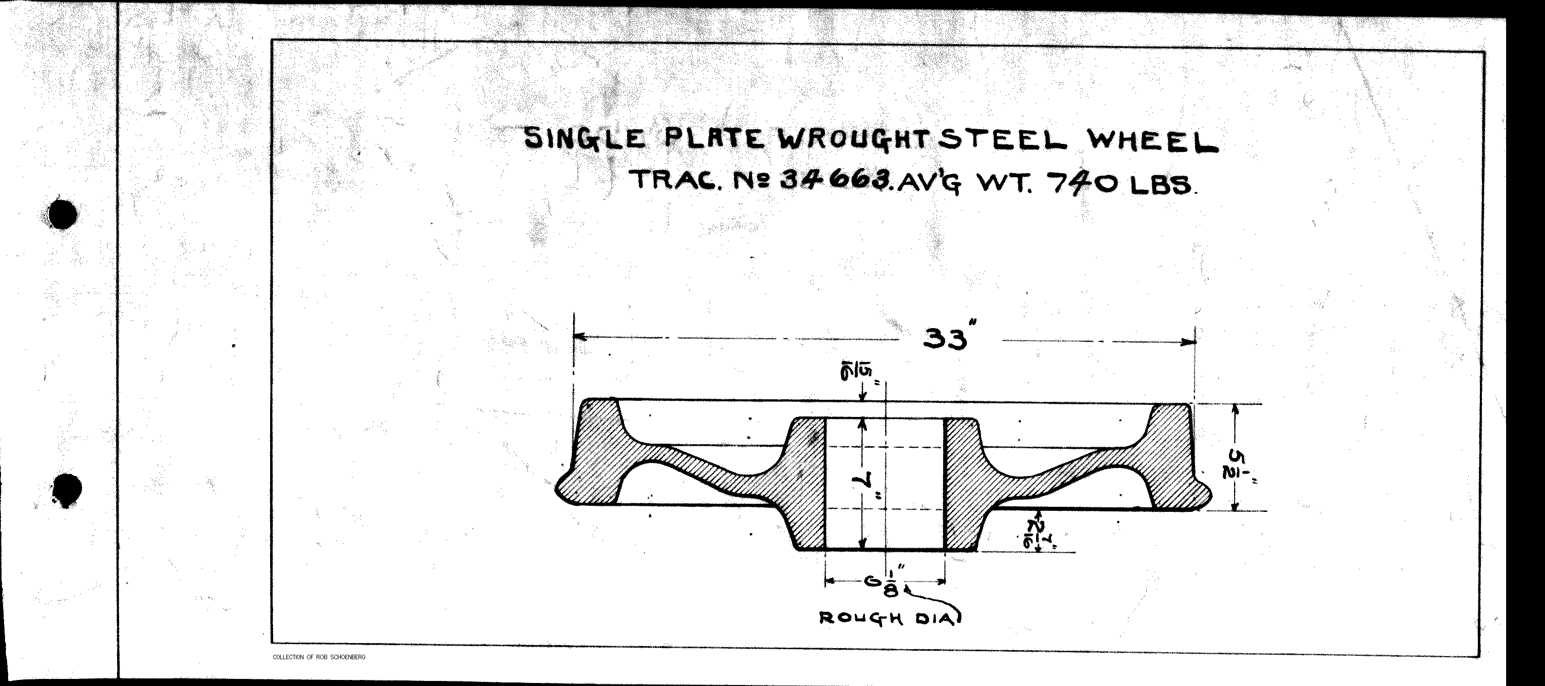 Whl_33SP1-Single Plate Wrought Steel Wheel