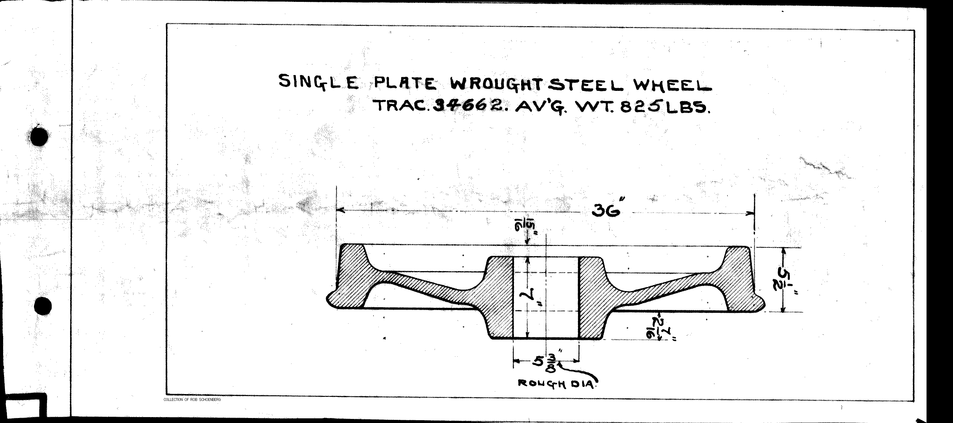 Whl_33SP2-Single Plate Wrought Steel Wheel