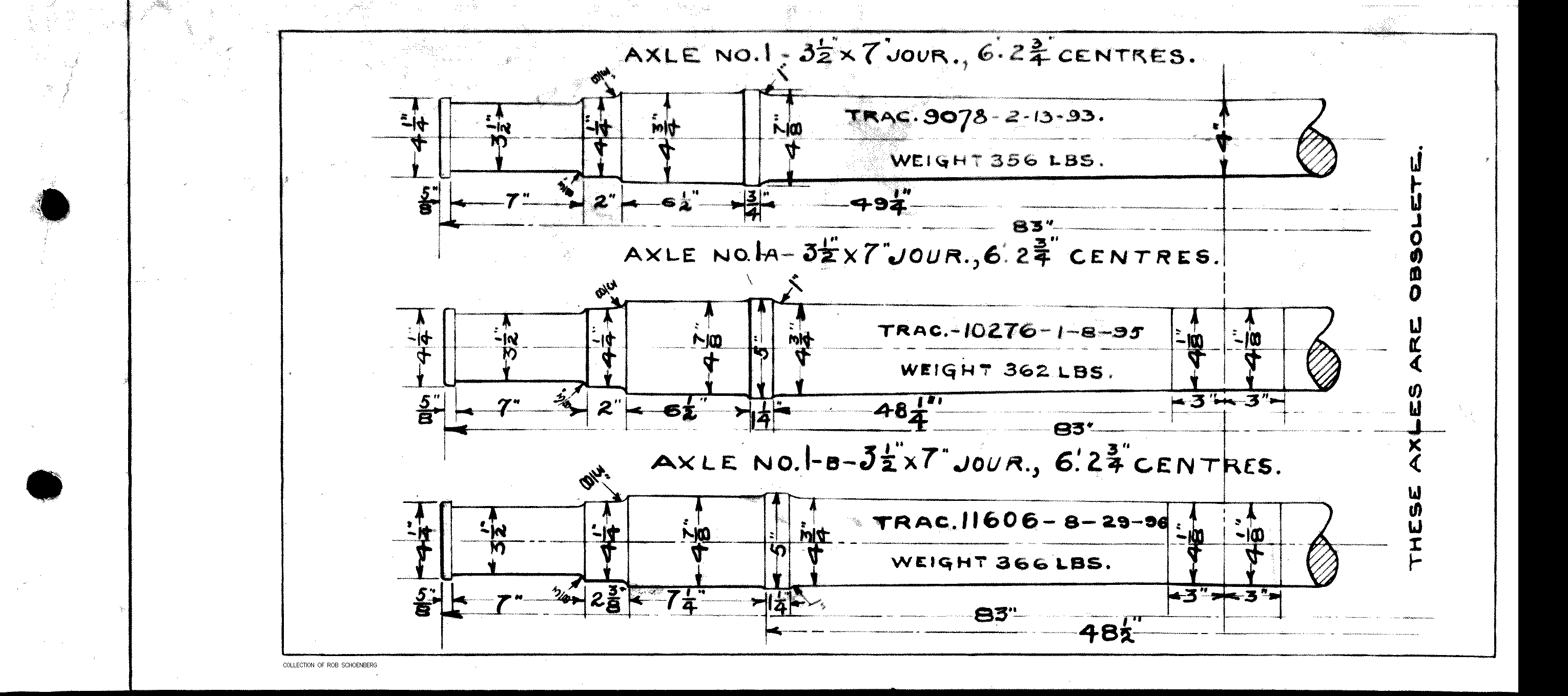 Axle_#1,#1a,#1b-Axle #1, #1a, #1b