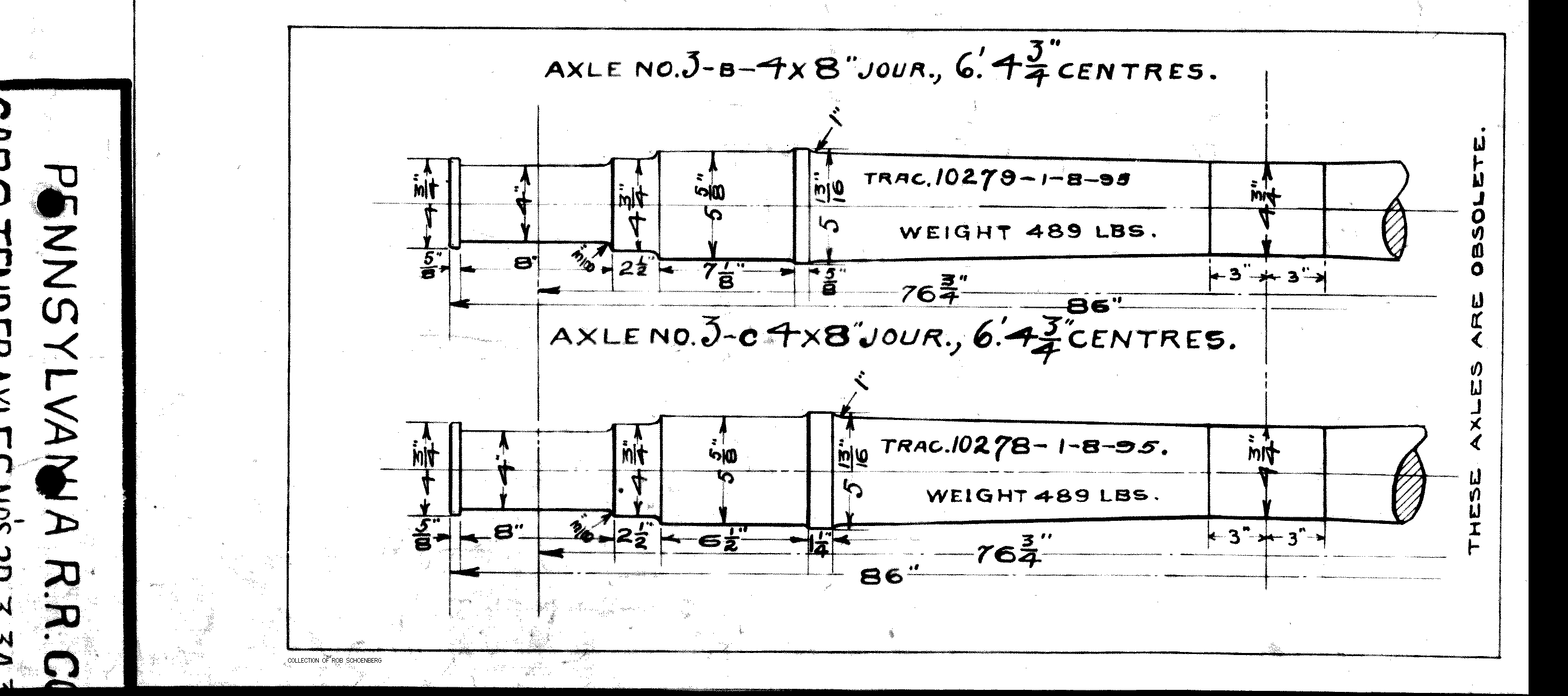 Axle_#3b,3c-Axle #3b, #3c